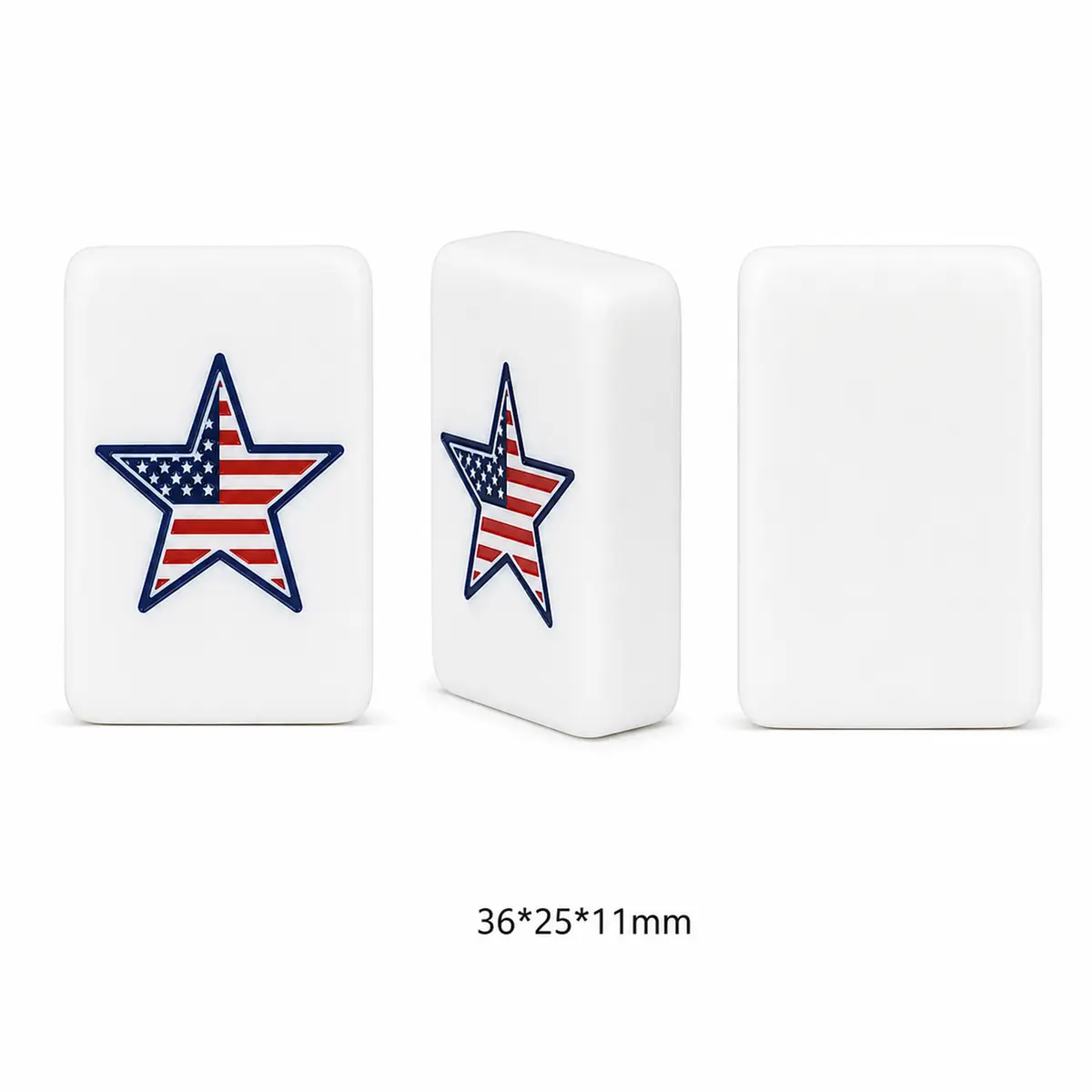Patriotic American Mahjong Set — Thick Tile — product view 3 — QUHU50