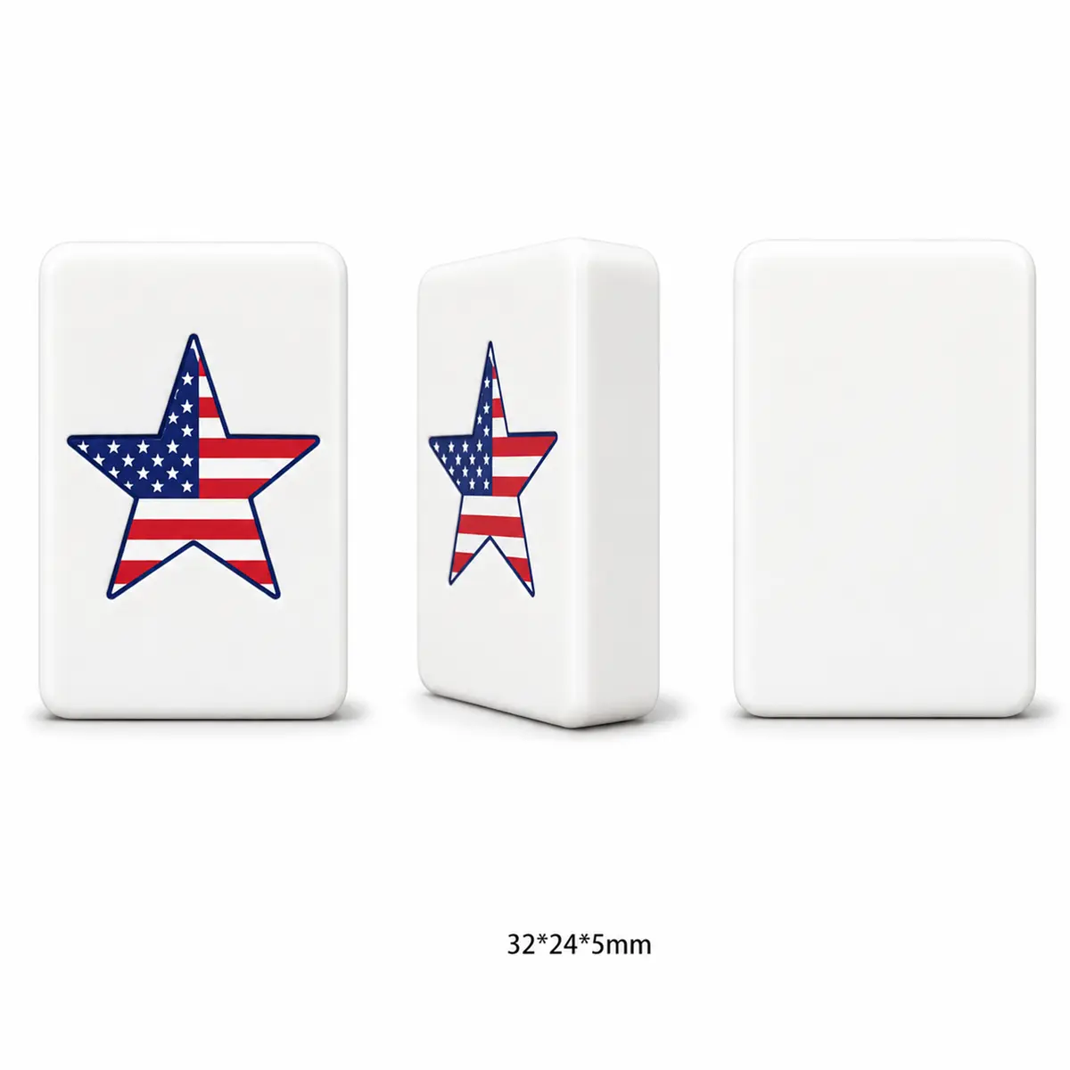 Patriotic American Mahjong Set — Slim Tile — product view 3 — QUHU51