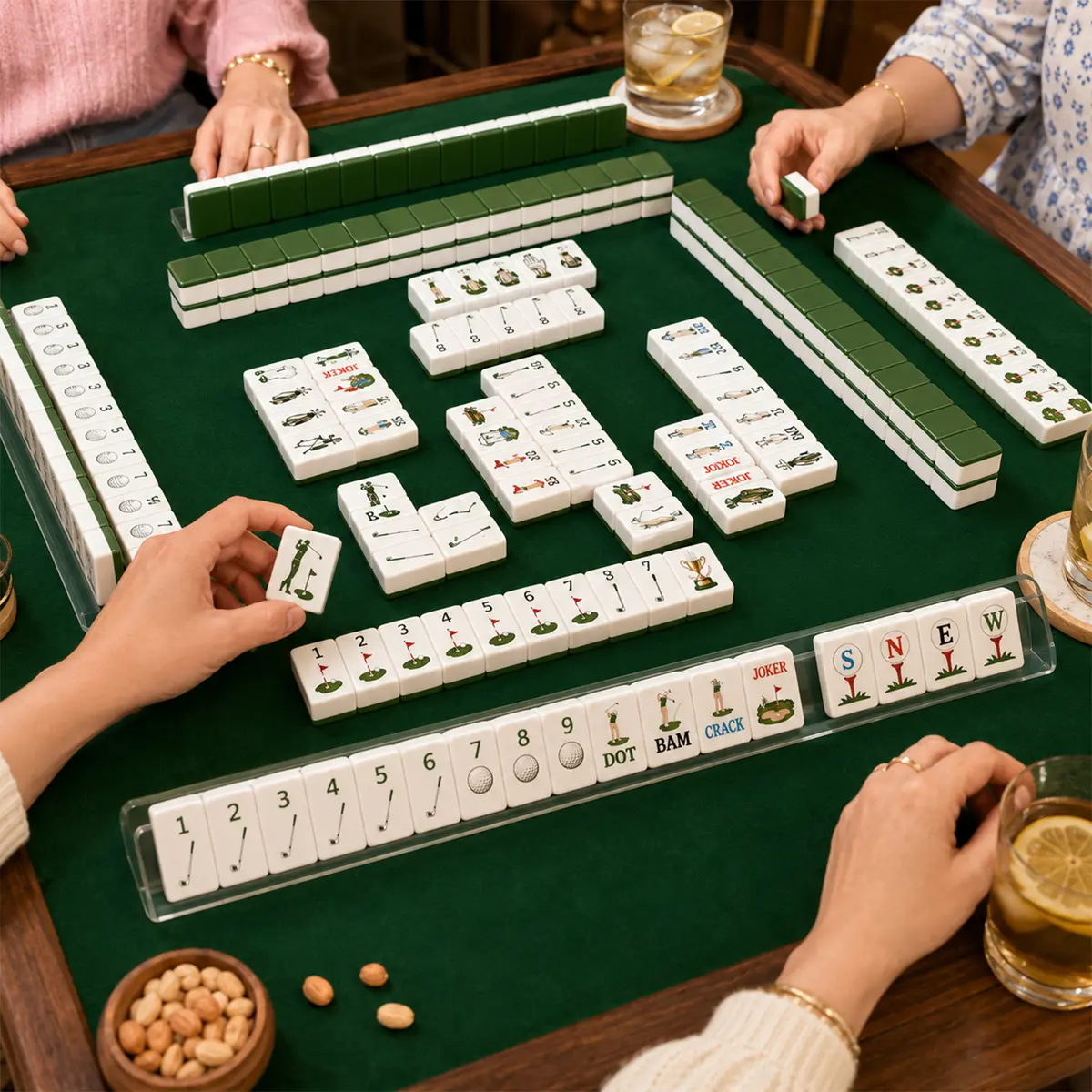 Golf Theme American Mahjong Set — product view 4 — QUHU52
