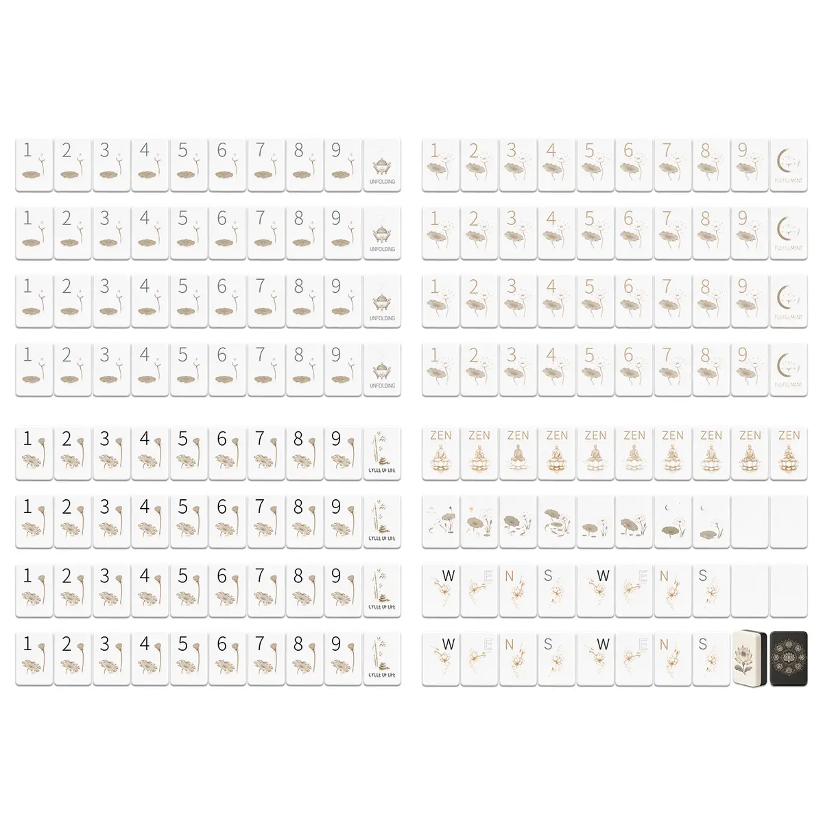 Zen Lotus American Mahjong — QUHU55