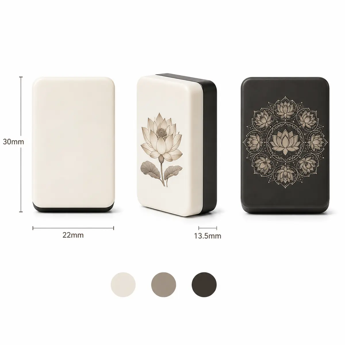 Zen Lotus American Mahjong Set — product view 2 — QUHU55
