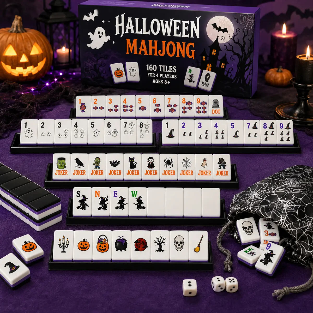 Halloween American Mahjong — QUHU57