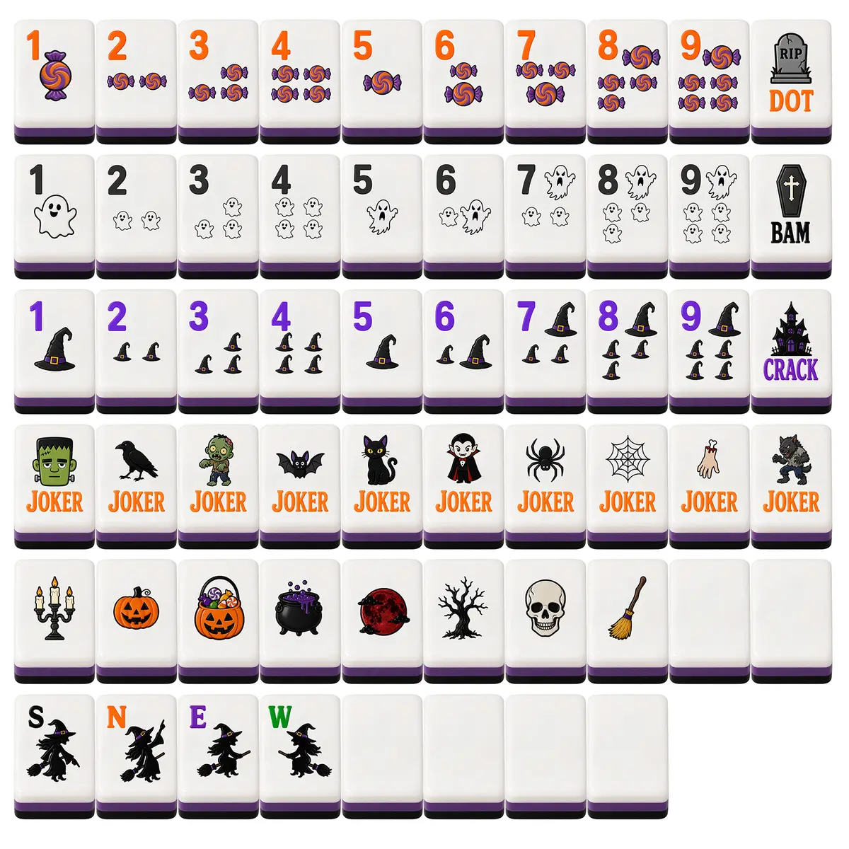 Halloween American Mahjong Set — product view 5 — QUHU57