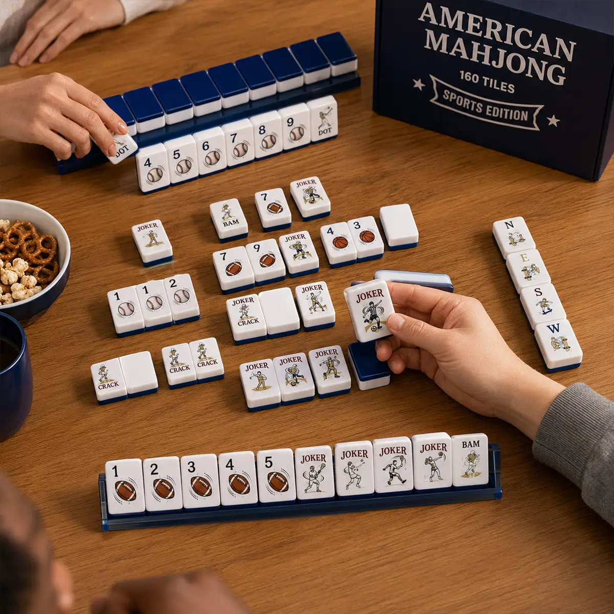 Classic Sports American Mahjong Set — product view 2 — QUHU60