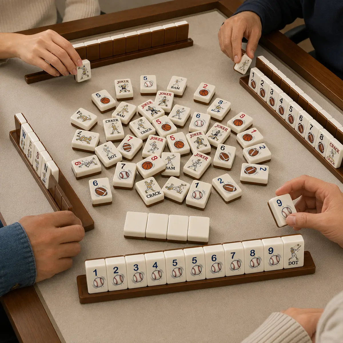 Heritage Sports American Mahjong Set — product view 2 — QUHU61